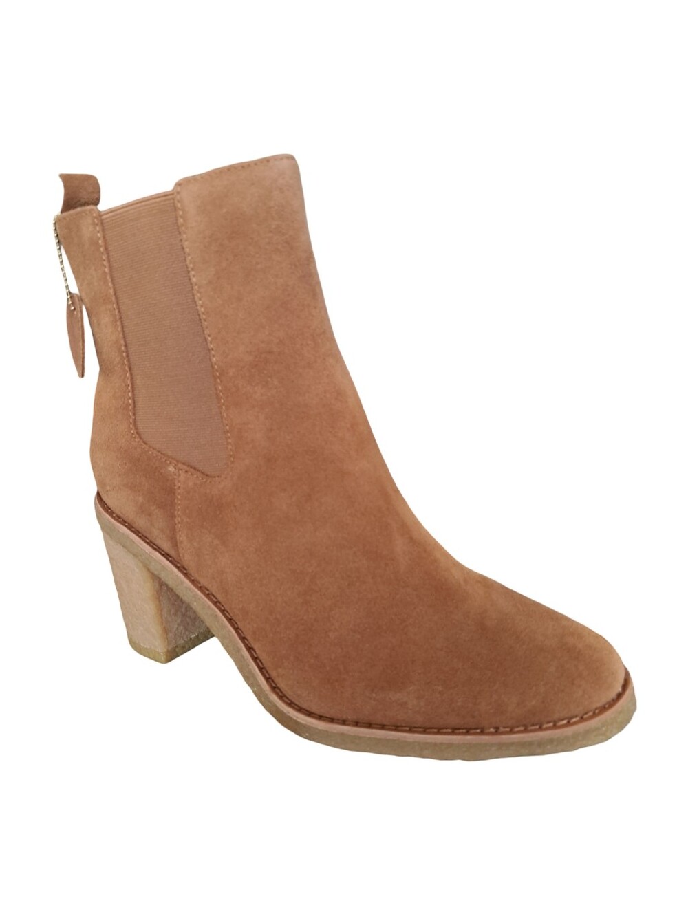 Lauren Ralph Lauren Marianna Brown Suede Leather NEW Boots Size 9.5B Water Repel